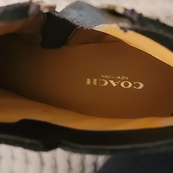 Coach "Mystic" black calf/suede size 7.5M booties - Picture 9 of 14